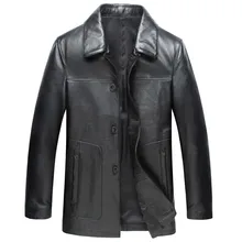 Кожаная мужская куртка из коровьей кожи, Весенняя осенняя куртка из натуральной кожи размера плюс, ветровка Jaqueta De Couro SD9018 YY1127