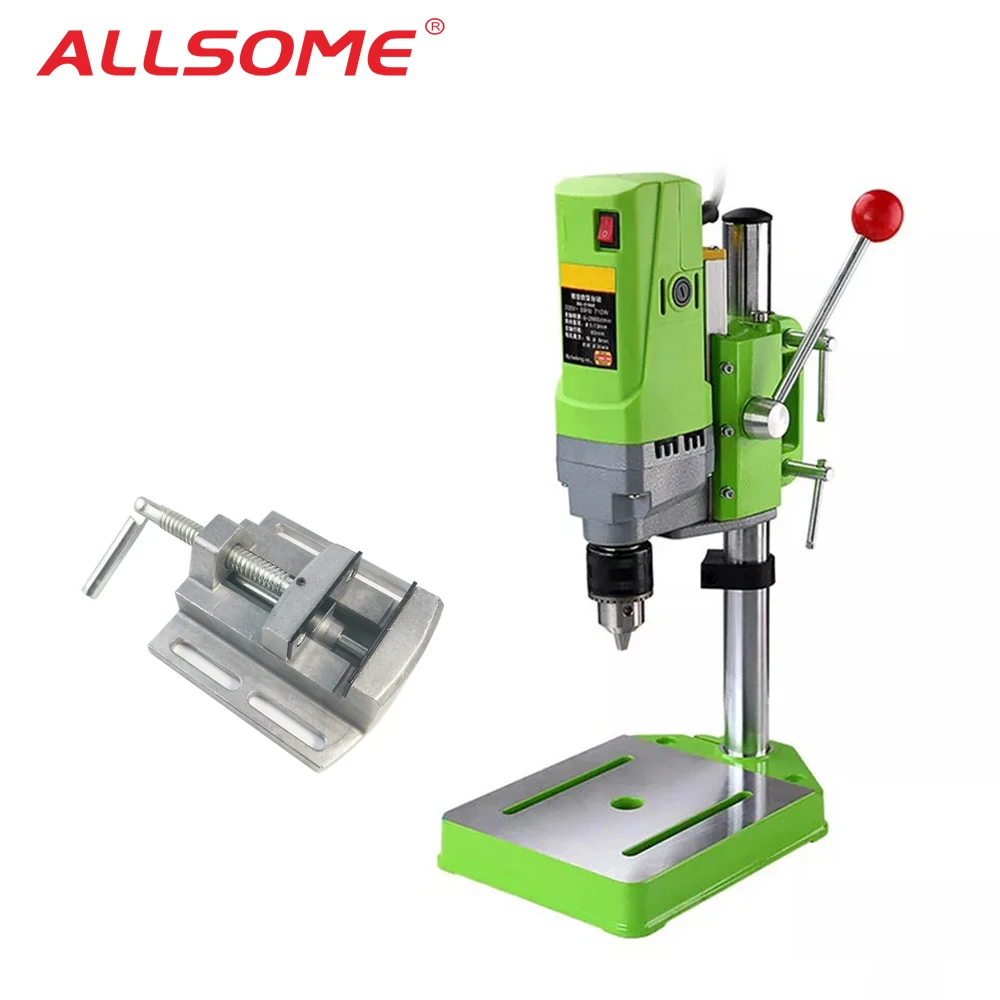 ALLSOME Mini Drilling Machine Drill Press Bench