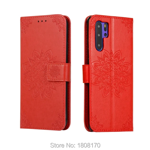 Кошелек с мандалой кожаный чехол для huawei P30 Pro P20 Lite Honor 20 mate 30 30 9X 8X NOVA 5 Flower Flip Skin Cover 50 шт