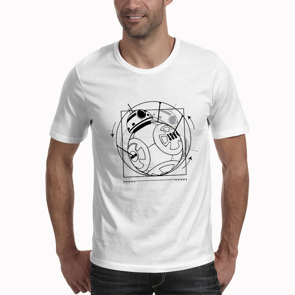 Мужская футболка высокого качества, одежда с героями мультфильмов «Звездные войны», футболки с героями фильмов, Забавные футболки для мальчиков-подростков - Цвет: M19bk305