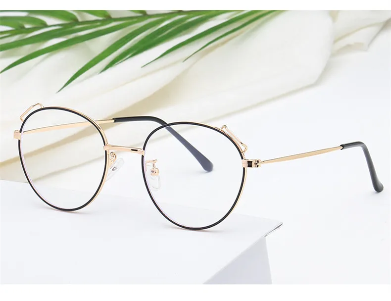 Анти-синий светильник, оправа для очков, женские модные прозрачные линзы, поддельные очки, мужские очки для близорукости, оправа для очков, ретро оптические очки