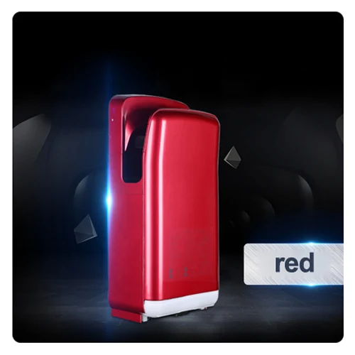 220v red Полностью Автоматическая Индукционная сушилка для рук TS-8800 коммерческий отель офисные здания высокоскоростной двусторонний струйный Тип ручная сушильная машина 1 шт - Цвет: 220v red