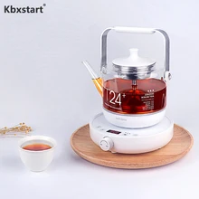 220V электрический чайник высокого Температура извлечения Профессиональный Чай-чайник из высокачественного боросиликатного Стекло сохранение тепла чайник из экоматериалов