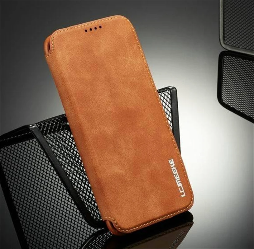 Кожаный чехол-книжка с бумажником для samsung Galaxy A20E A20 A30 A40 A50 A70 S7 край S8 S9 S10 5G S10E Plus Note 8 Note 9 Примечание 10 Pro