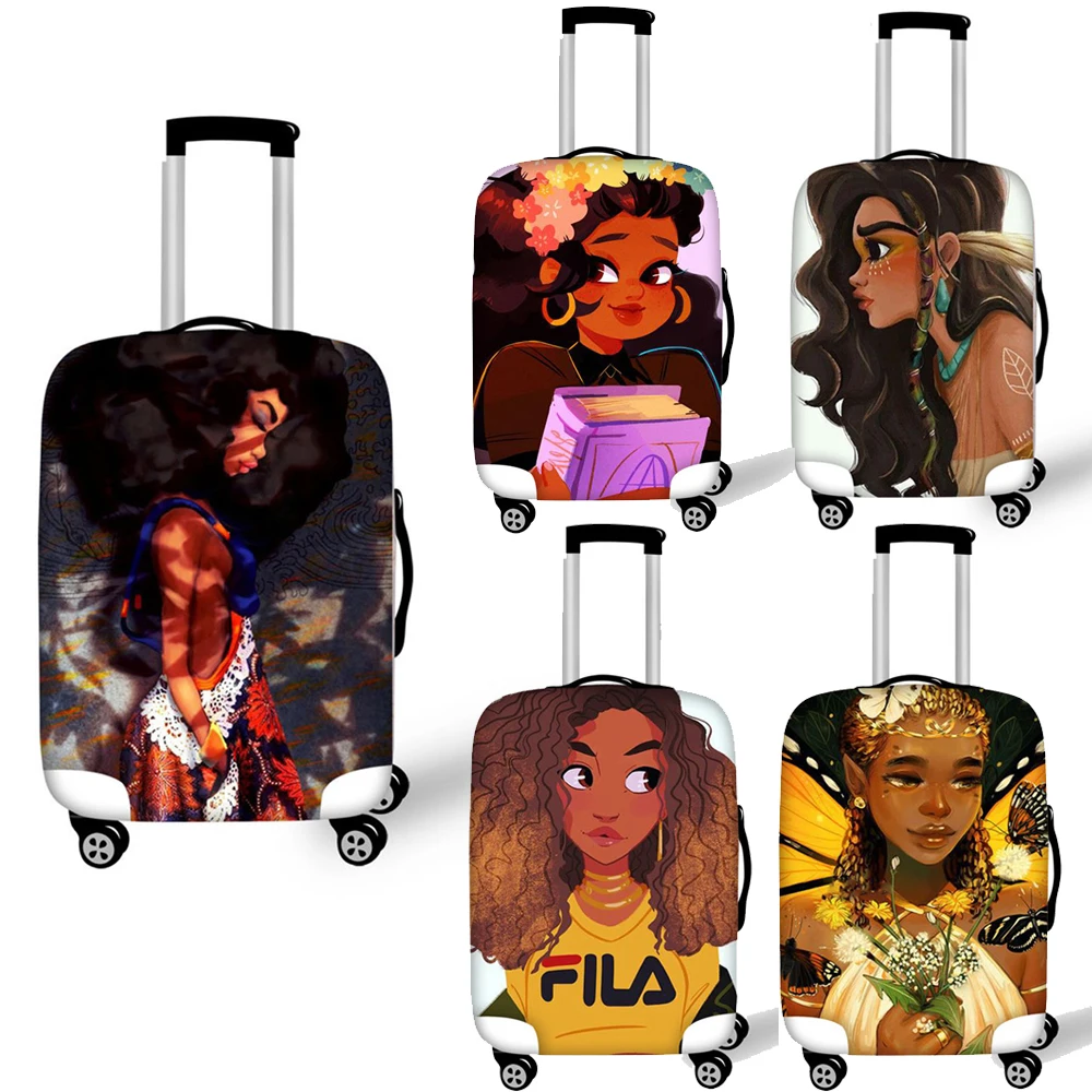 Африканка багажная сумка на колесиках чехол для путешествий водонепроницаемый чехол для багажная бирка на чемодан портативный эластичный