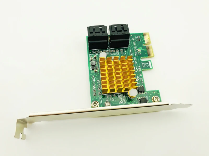 SATA карта 4 порта SATA3.0 6 Гбит/с SATA PCI Express адаптер PCI-E PCI e SATA3 контроллер низкопрофильный кронштейн для ПК HDD SSD IPFS