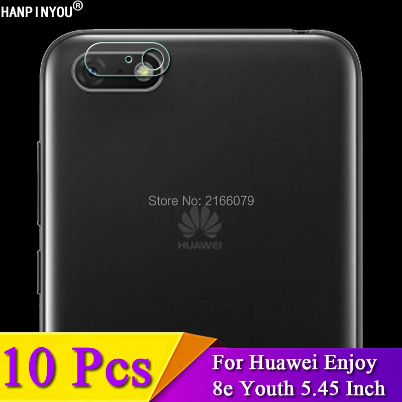 

10 Pcs/Lot For Huawei Enjoy 8e Youth 5.45" Rear Camera Lens Protective Protector Cover Soft Tempered Glass Film Guard