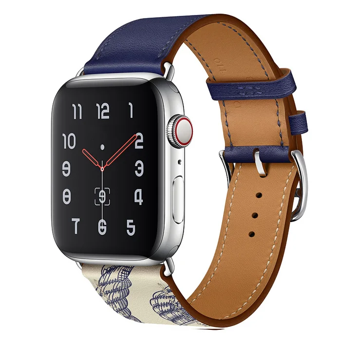 Concrete Ink Кожаный ремешок для apple watch ремешок 44 мм correa apple watch 42 мм 38 мм 40 мм Iwatch 5 4 3 один тур pulseira браслет ремешок для часов - Цвет ремешка: Concrete Ink