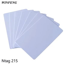 20 шт./лот NFC карта приближения 13,56 МГц RFID смарт-карта CR80 стандартная пластиковая карта с магнитной полосой с NFC чип NTAG 215 тег