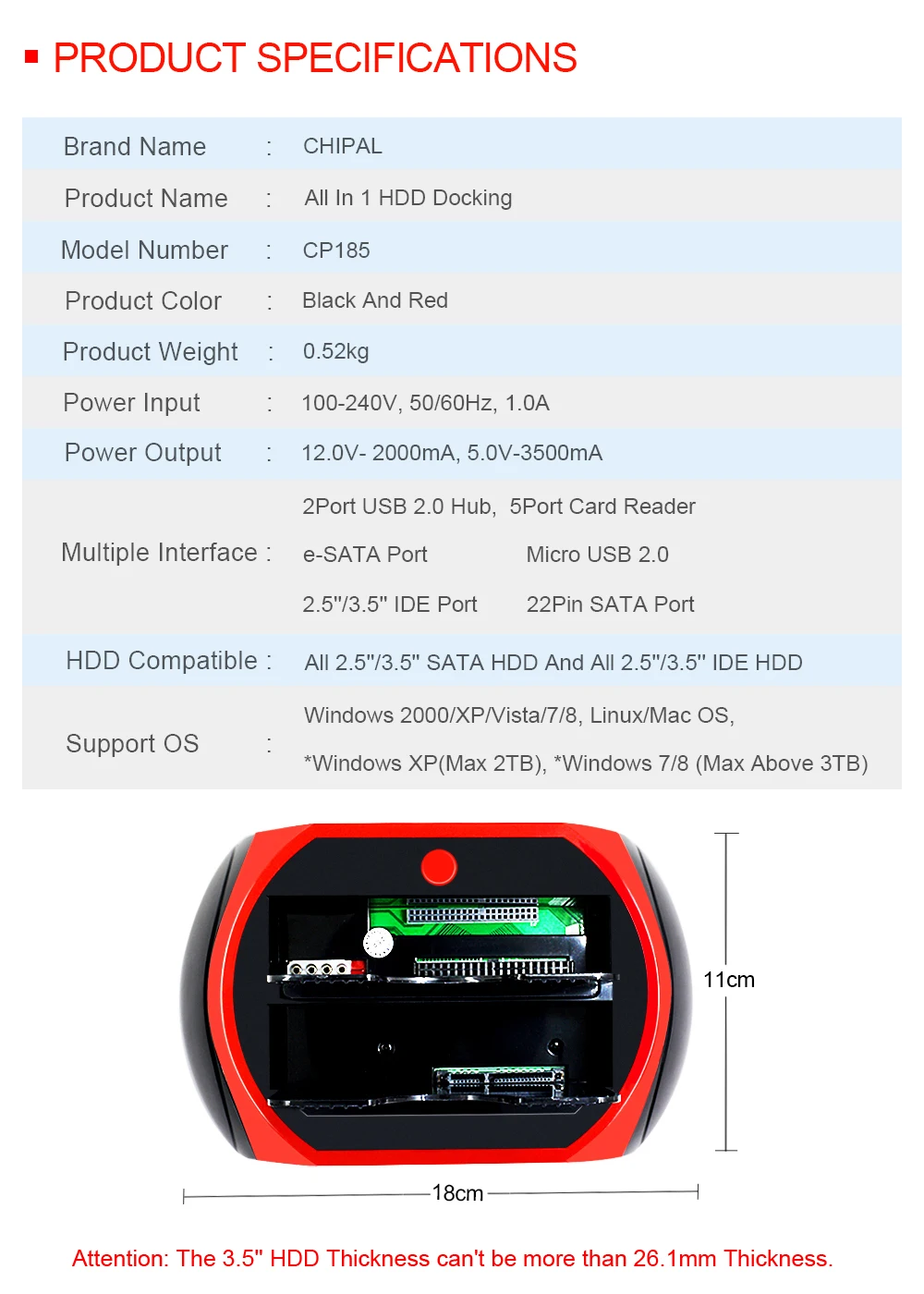 Product Specifications-