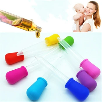 

5 ML Plastic Pipettes with Bulb Tip Silicone Liquid Droppers for Kids Pipettes Essential for Candy Molds