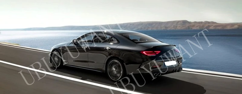 Высококачественный задний спойлер на багажник из углеродного волокна для Mercedes-benz W257 CLS Class, украшение для автомобиля
