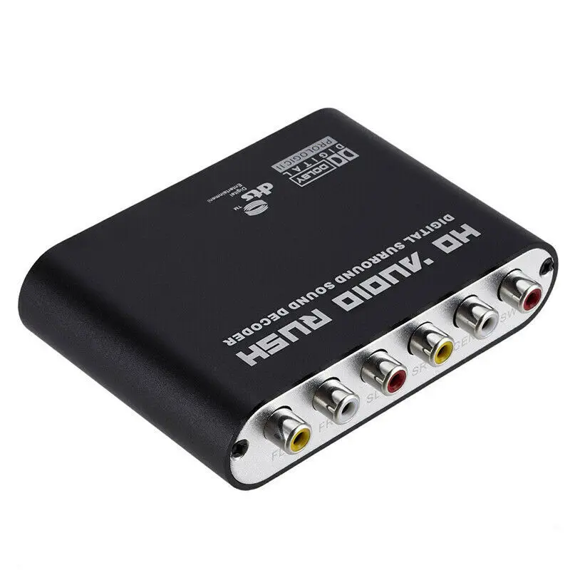  5.1 Canali DTS/AC3 HD Audio Rush Digital Sound Decoder Convertitore Analogico Adattatore