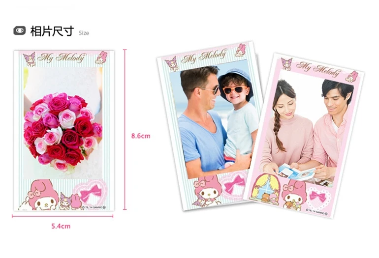 Оригинальная пленка My Melody Fujifilm Instax Mini Instant(10 листов) для всех мини-камер Polaroid 7s 8 9 25 50s 90 SP-1