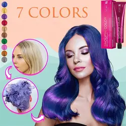 Hot Sale Fashion Styling Mild Safe Mermaid Hair Coloring Shampoo Salon Hairdressing Hair Dye Cream