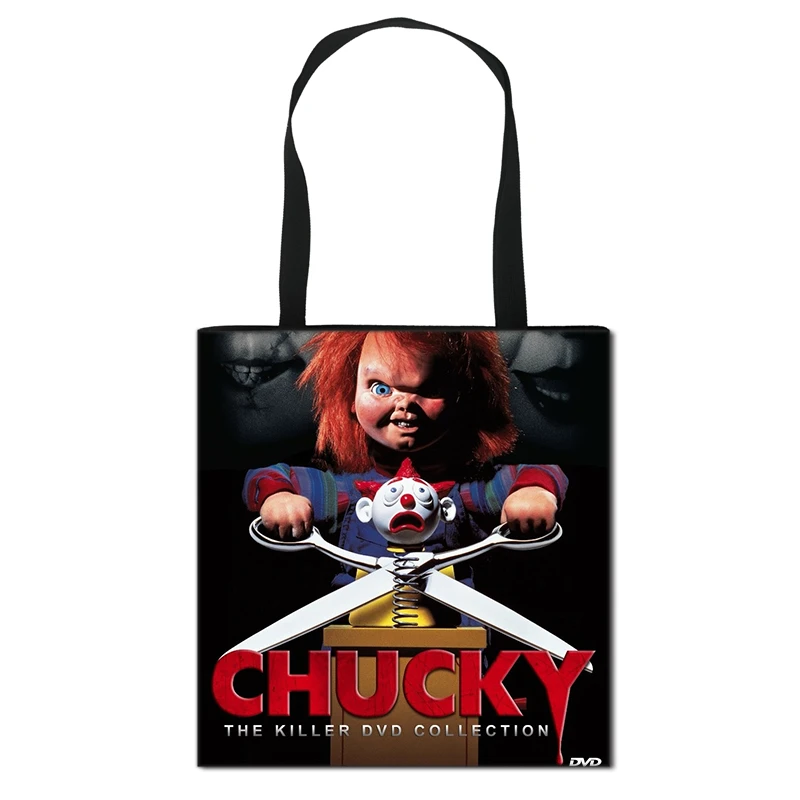 Horror Movie Child S Play Chucky Women Fashion Handbag Ladies Shopping Bag Teenager Girl Shoulder Bag For Travelling Shoulder Bags Aliexpress