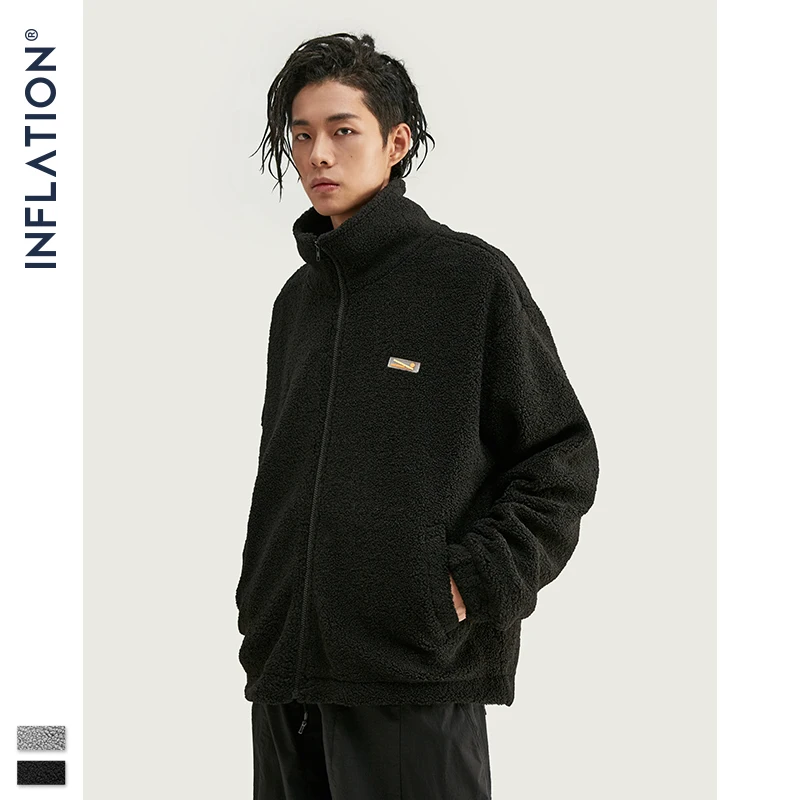 Men Polar Fleece Jacket Outwear Coat 