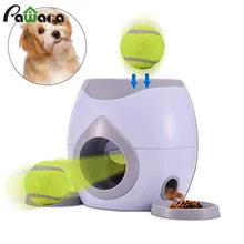 Тренировочная игрушка для собаки автоматическая кормушка для питомца теннисные награды машина интерактивный Питомец Мяч Игрушки еда награда пусковая установка дозатор корма для собак