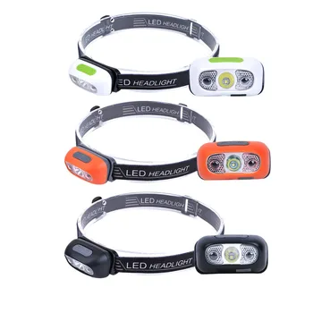 

USB Rechargeable LED Headlamp High Bright Waterproof Fishing Headlight Camping Head Lamp Fishing Torch For Outdoor Lighting