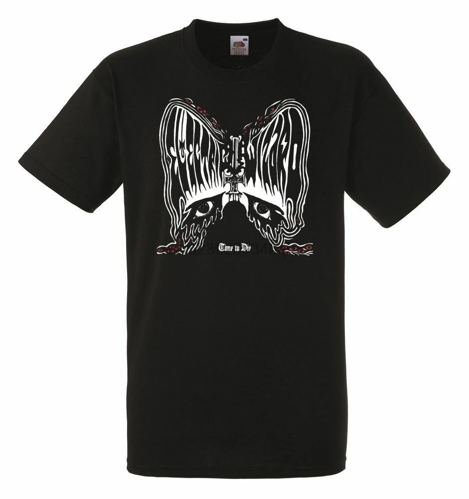 

Electric Wizard Logo Black Mens T-shirt Men Rock Band Tee Shirt