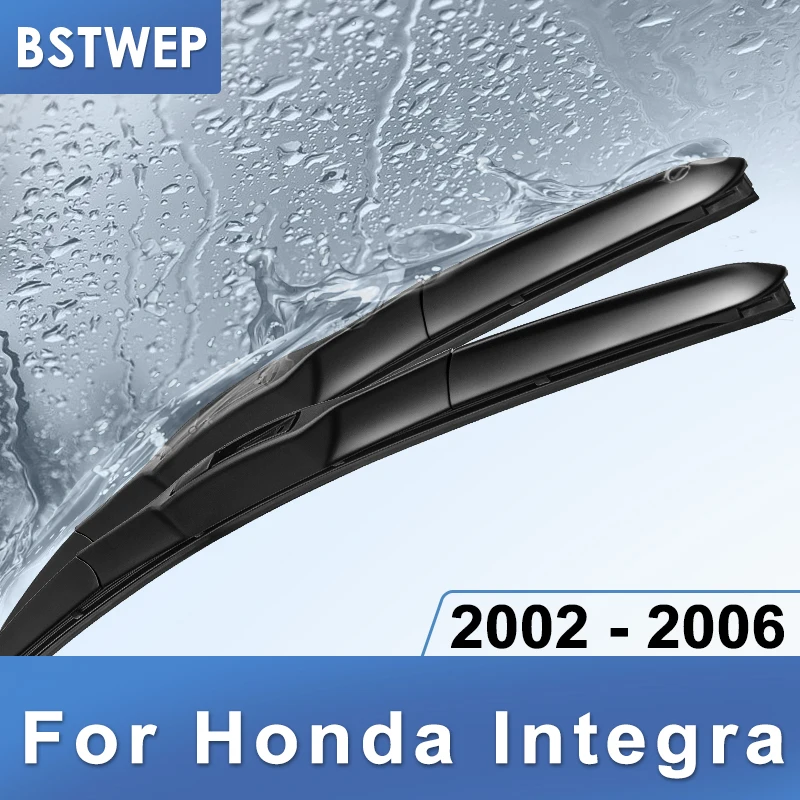 BSTWEP гибридные щетки стеклоочистителя для Honda Integra Fit крюк руки 2002 2003 2004 2005 2006