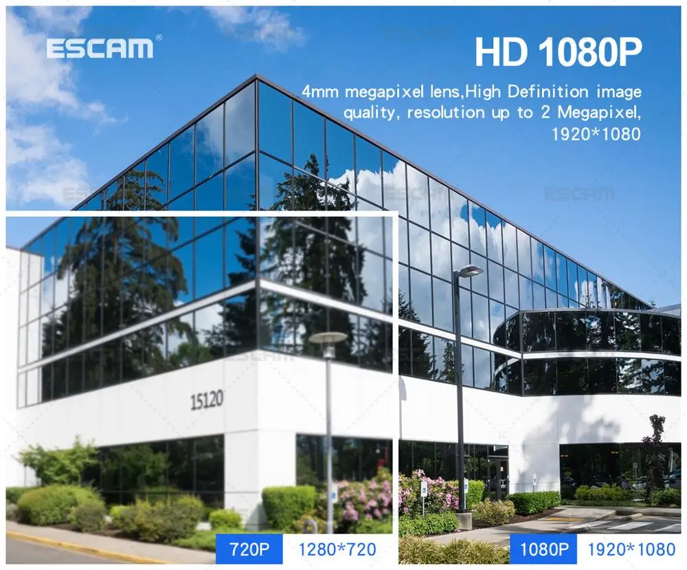 ESCAM PNK002 HD 1080P 8CH POE NVR система безопасности камеры ИК светодиодный ip-камера Поддержка ONVIF