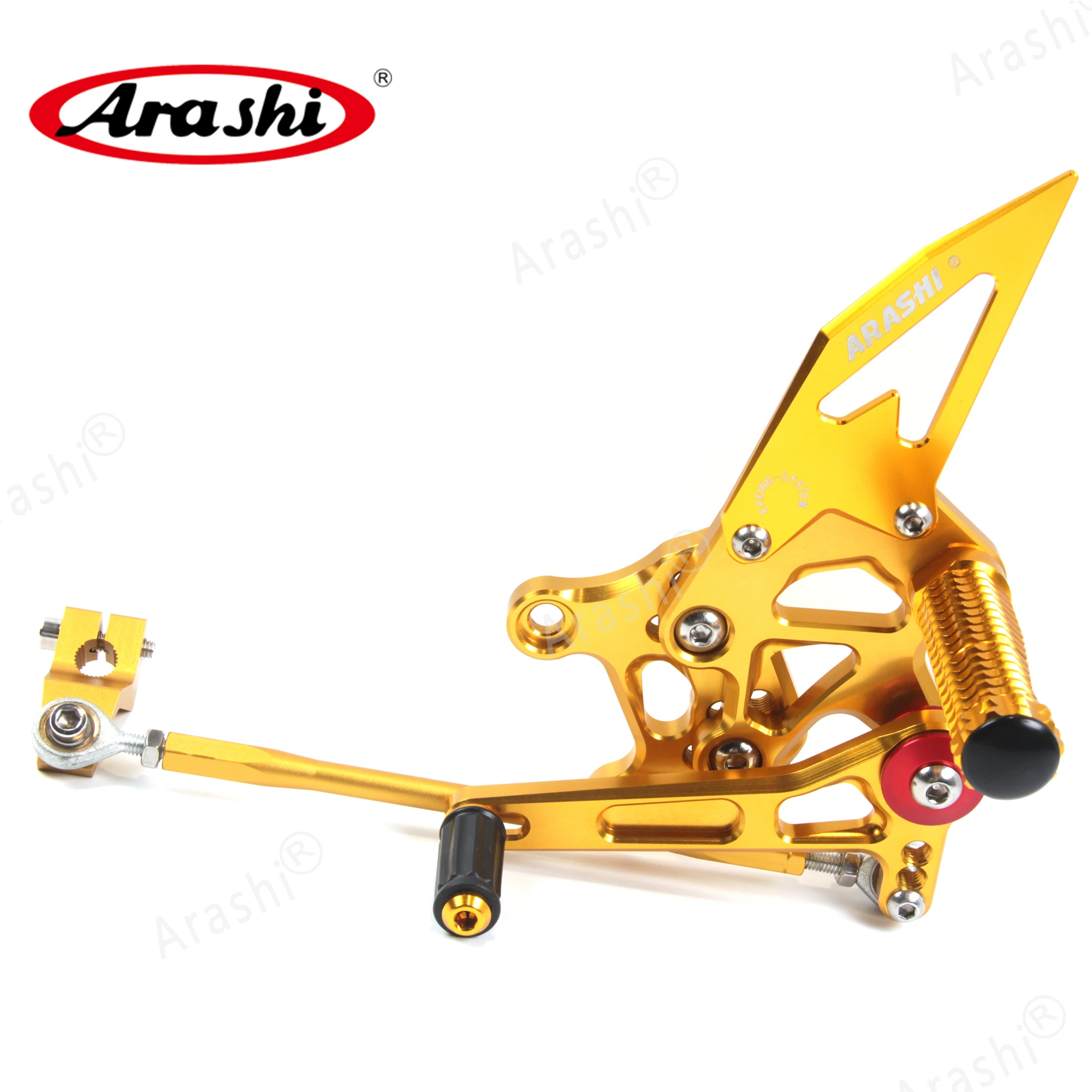 Arashi для APRILIA RSV4 R 2009 2010 2011 2012 CNC Регулируемые подножки для ног Rider Rearset RSV4 завод 2009-2012 1 комплект