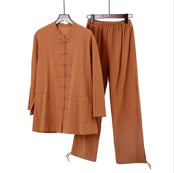workwear sets chinese style female male sauna foot bath uniforms cotton spa clothing beautician medical work clothes