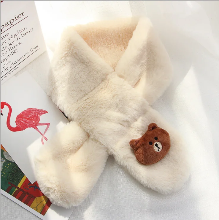 

Rabbit hair scarves for girls in autumn and winter
