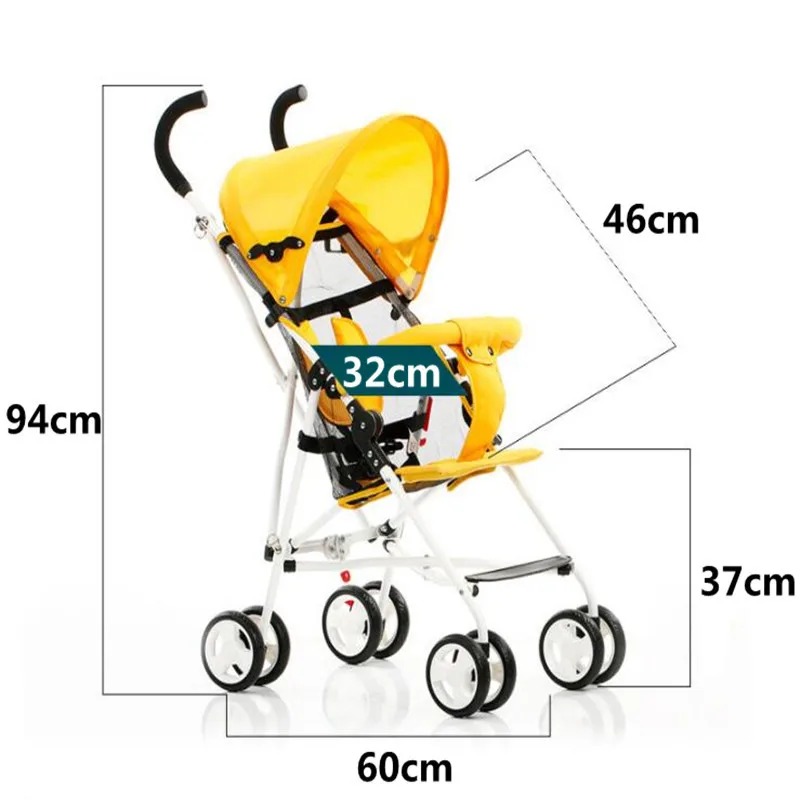Легкая детская коляска Детский рюкзак на колесах для путешествий Складная коляска для новорожденных для коляски Портативный четырёхколёсный вагончик с колясками