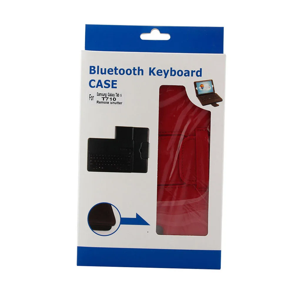 Аккумуляторная батарея Bluetooth 3,0 100 часов время работы кожаный чехол-книжка+ Bluetooth клавиатура для Samsung Galaxy Tab S2 8," T710