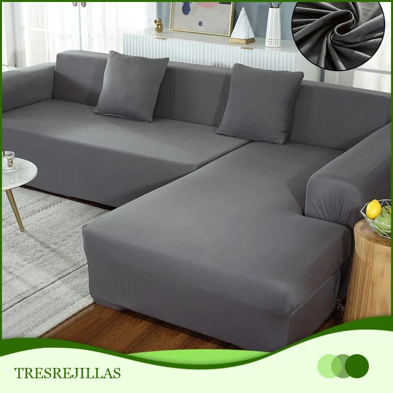 Elastic Stretch Sofa Cover Slipcovers All-inclusive Couch for Different Shape Furniture L-Style Need 2pcs Case | Дом и сад