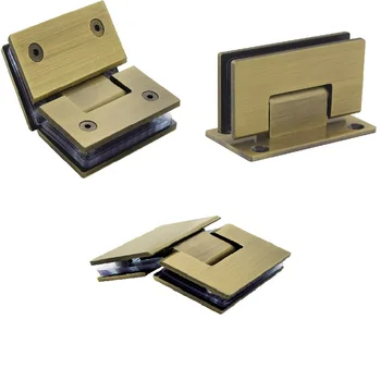 

304 Stainless Steel Glass Door Hinge Shower Glass Doors Hinge Replacement Parts 90 135 180 Degrees Glass Clamp Pull Sliding Door