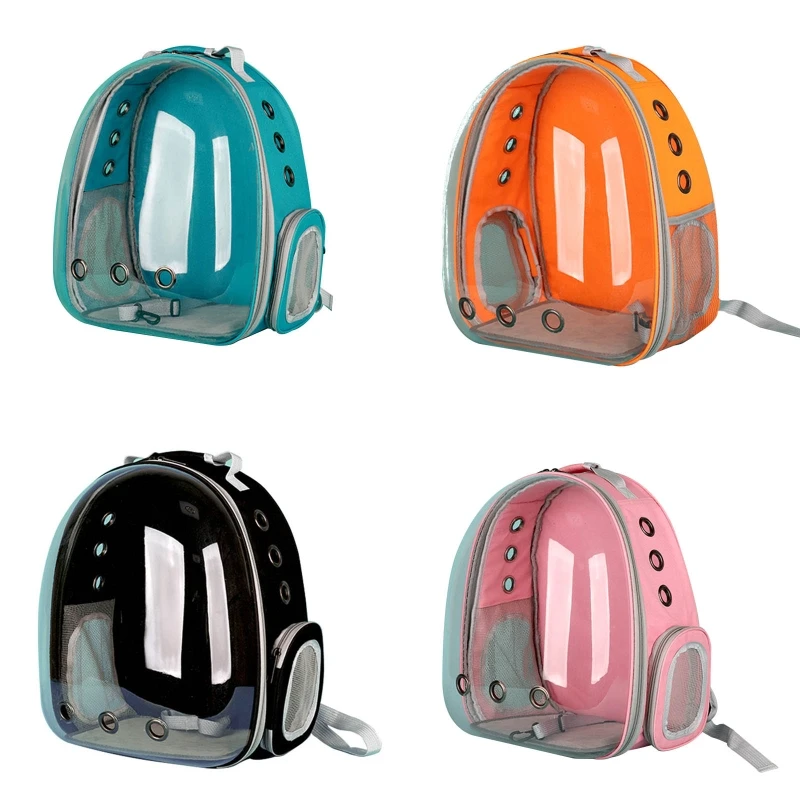 

Panoramic Transparent Breathable Pet Backpack Cat Handbag Dog Astronaut Space 517D