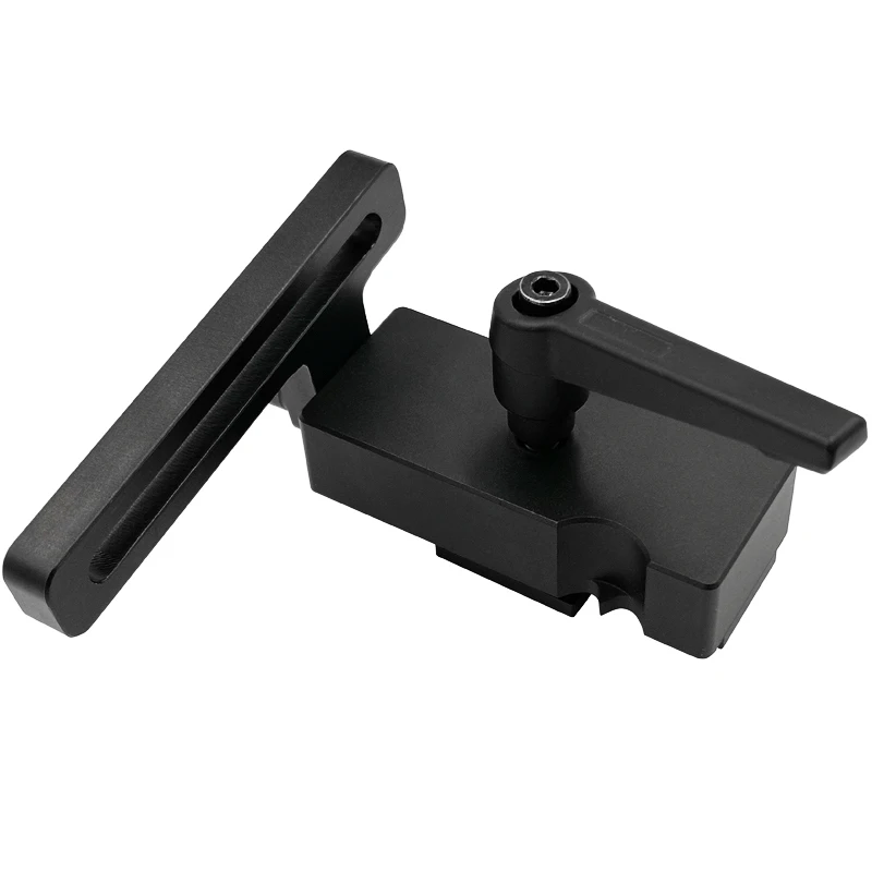 1Pc Miter Track Stop Стандартный торцовочный стопор из алюминиевого сплава 45 желоб Т-треков стопор деревообрабатывающий инструмент для деревообрабатывающего верстака - Цвет: 1Pc Miter Track Stop