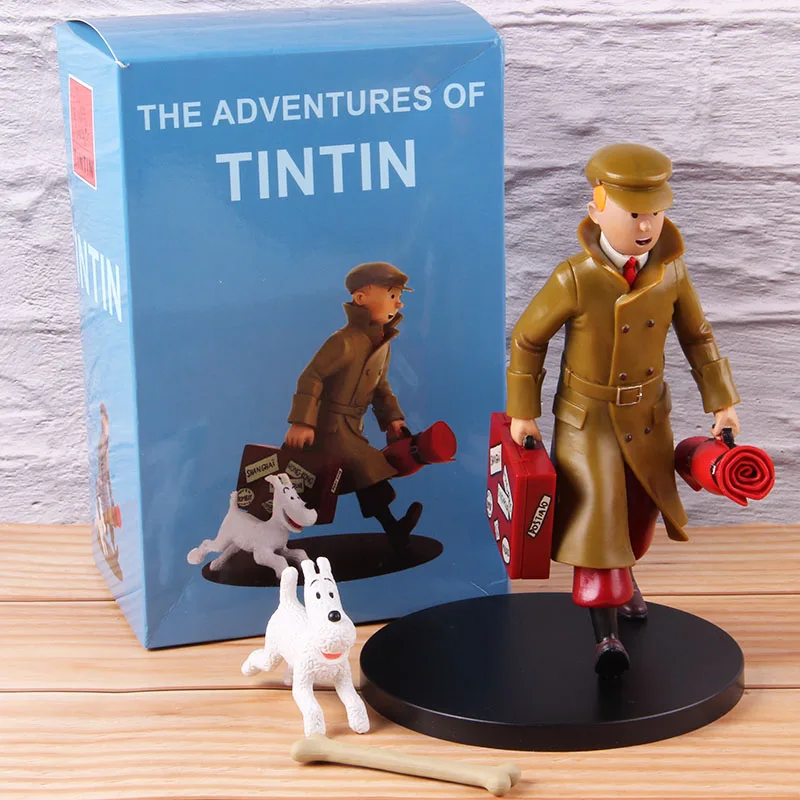 Приключения Тинтина Тинтин фигурки статуя ПВХ фигурка Коллекция Модель игрушки куклы аниме подарок