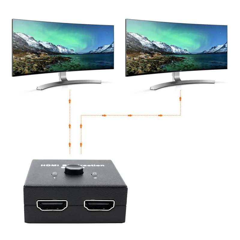 11 Китай Поставщик 2-портовый HDMI двунаправленный распределитель сплиттер 2x1 переключатель или 1x2 сплиттер селектор 3D 1,4 V 4K HDCP