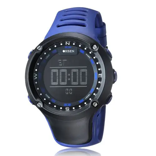 blue Для мужчин Relogio Masculino многофункциональные спортивные электронные часы Для мужчин светодиодный Повседневное цифровые часы, будильник, хронограф часы - Цвет: blue