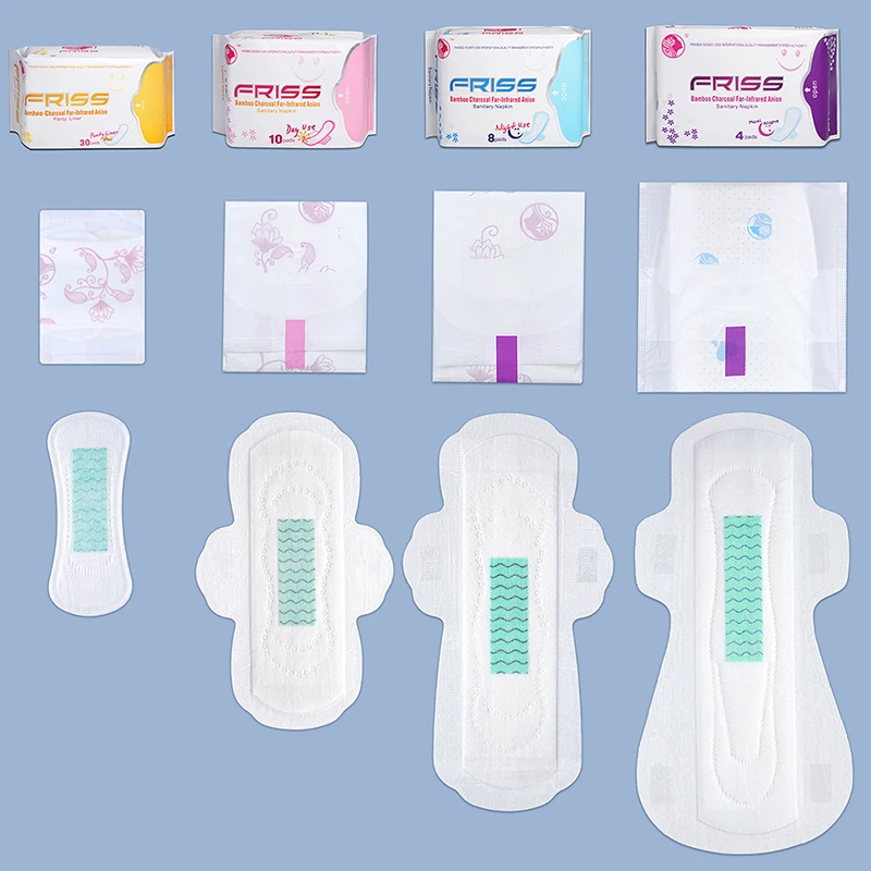 4/8/10/30pcs/pack Maxi Anion Sanitary Napkin Menstrual Pads Women Health Care Anion Pads