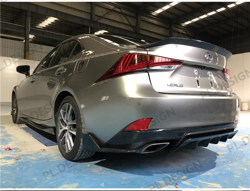 Спойлер на крышу багажника из настоящего углеродного волокна для Lexus IS200 IS250 IS350 IS300 AWD/IS200T все модели- спойлер на заднее крыло