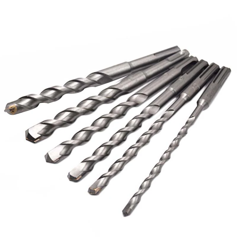 6Pc 6-16Mm160Mm Round Handle Two Pit Two-Slot Electric Hammer Drill Bit Impact Drill Cement Drill