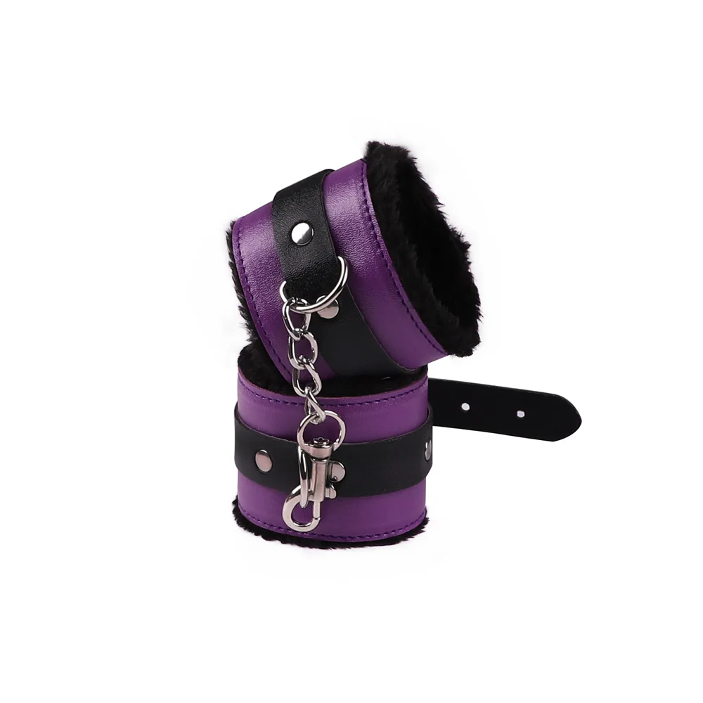 Кожаный регулируемый набор бондажа с наручниками веревка shiбари маска для глаз