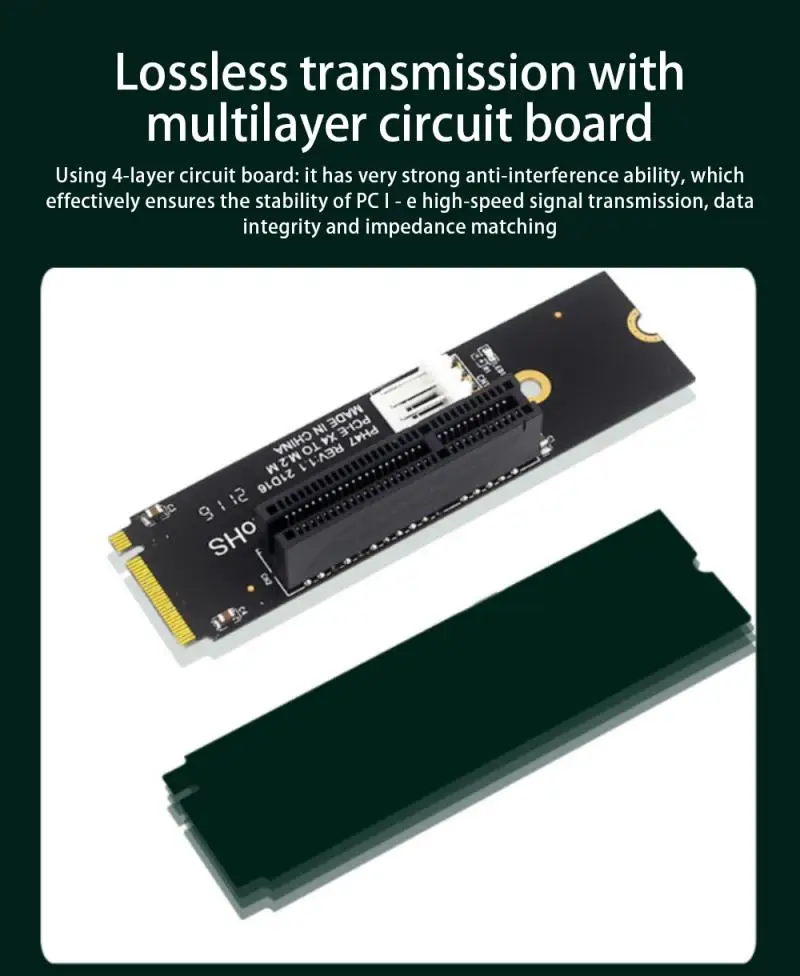 M.2 to PCIe Expansion Card: Upgrade Your Computer with NGFF to PCIe X4 Slot Connector – Built-in Drive Support for Enhanced Connectivity. Description Image.This Product Can Be Found With The Tag Names Cheap Computer Cables Connectors, Computer Cables Connectors, Computer Office, High Quality Computer Office