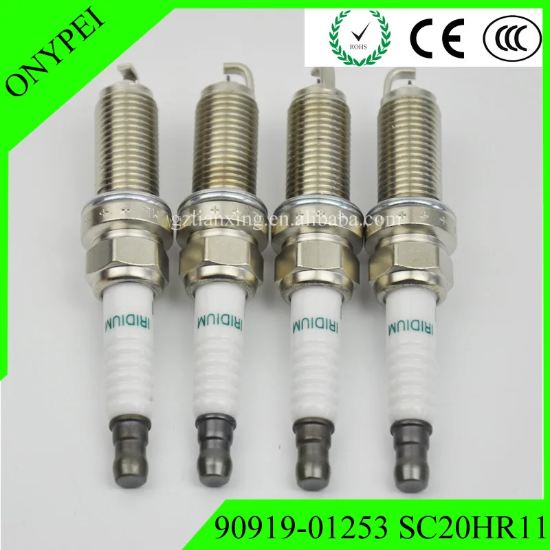 4 шт. 90919 01253 SC20HR 11 Iridium Свеча зажигания для Toyota Prius Scion Lexus 9091901253 SC20HR11|plug|plug spark |