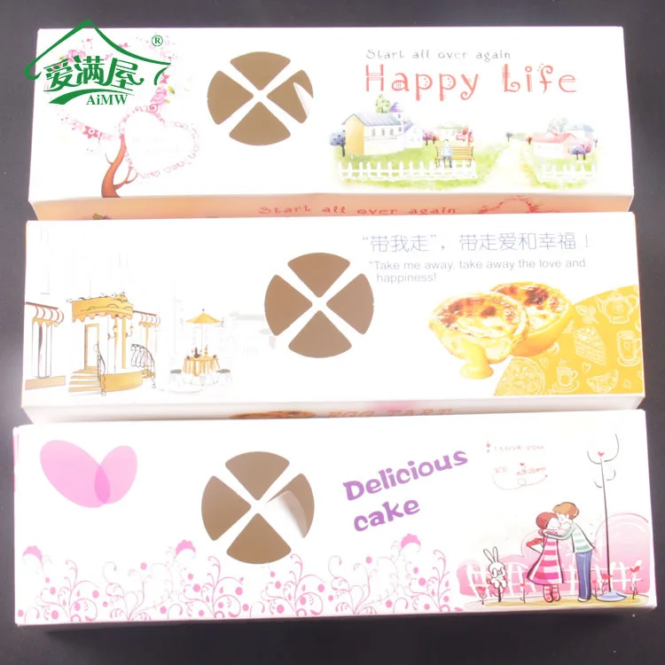 3 PCs dantart he Portuguese Egg Tart Box Bakery Snack Box 10 PCs/Bag 3-Selectable