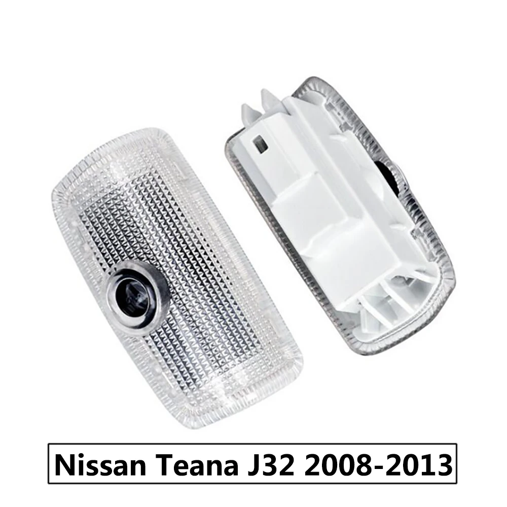 2 шт. для Nissan Teana J31 J32 J33 L33 Teana 2003- светодиодный автомобиль логотип Nissan Teana Дверные огни призрак света репроектора