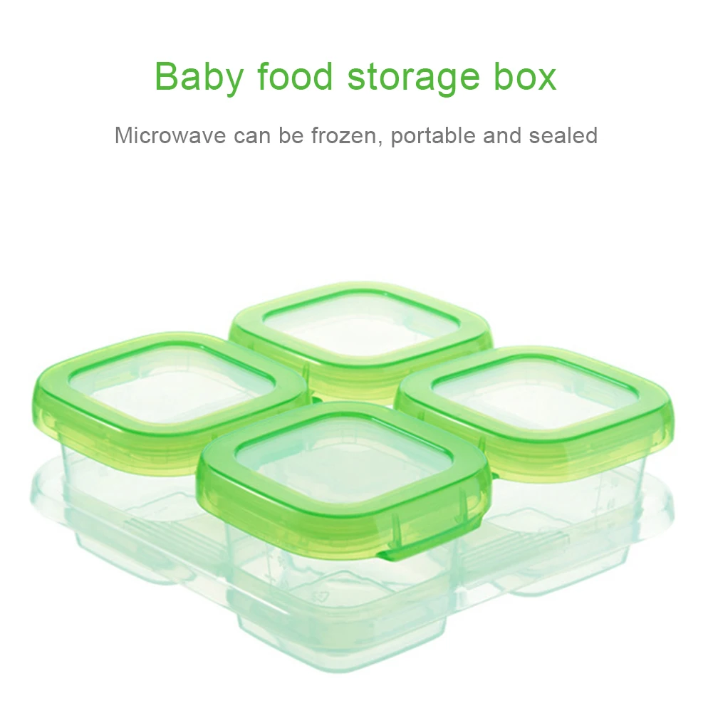 

Baby Food Supplement Box Fresh Food Supplement Box Mini Food Frozen Storage Sealed Box Portable Snack Storage Compartment