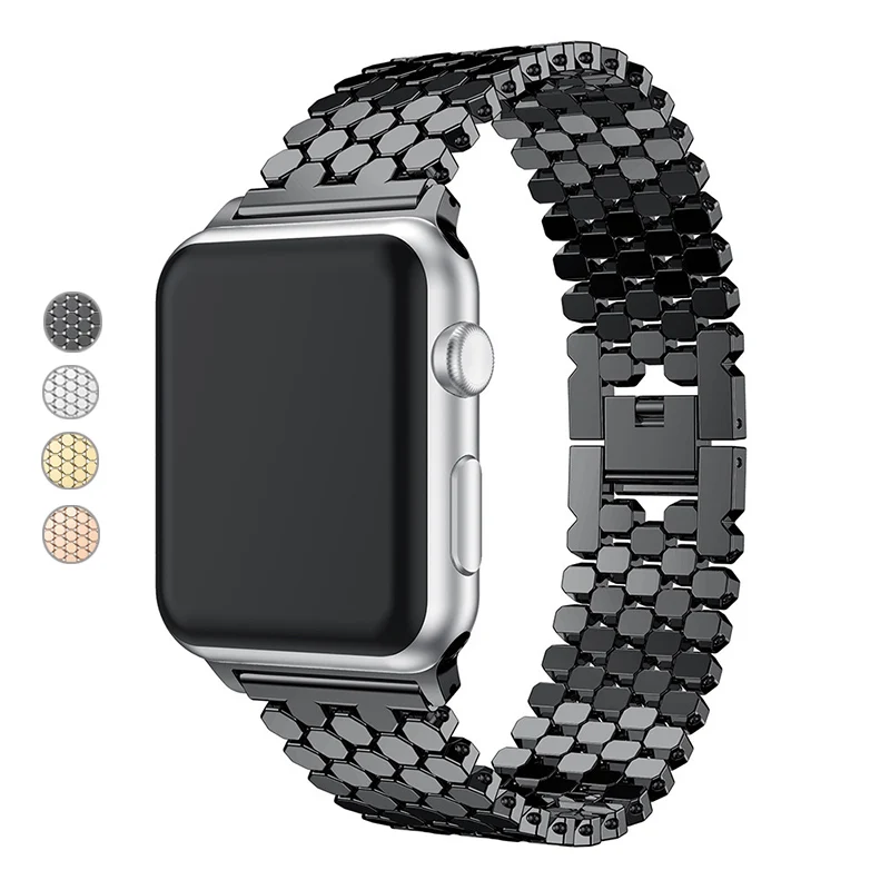 

Watchbands for Apple Watch 42mm 38mm Series 4 3 2 Band Stainless Steel Replacement Strap Bracelet For iWatch 4 40mm 44mm Belt