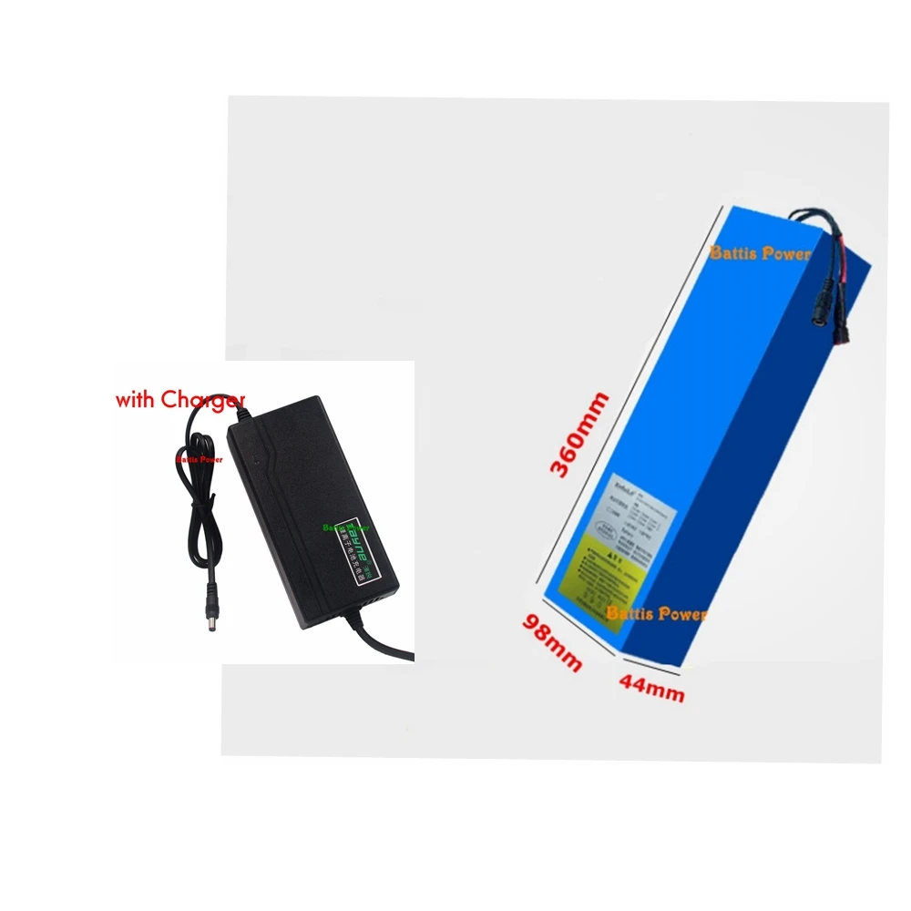 Lithium ion 36V 8.8AH battery scooter 36v 11AH BMS 10S Li ion for 500W 360W Millet E-moped Balancing car EV bike+ 2A charger