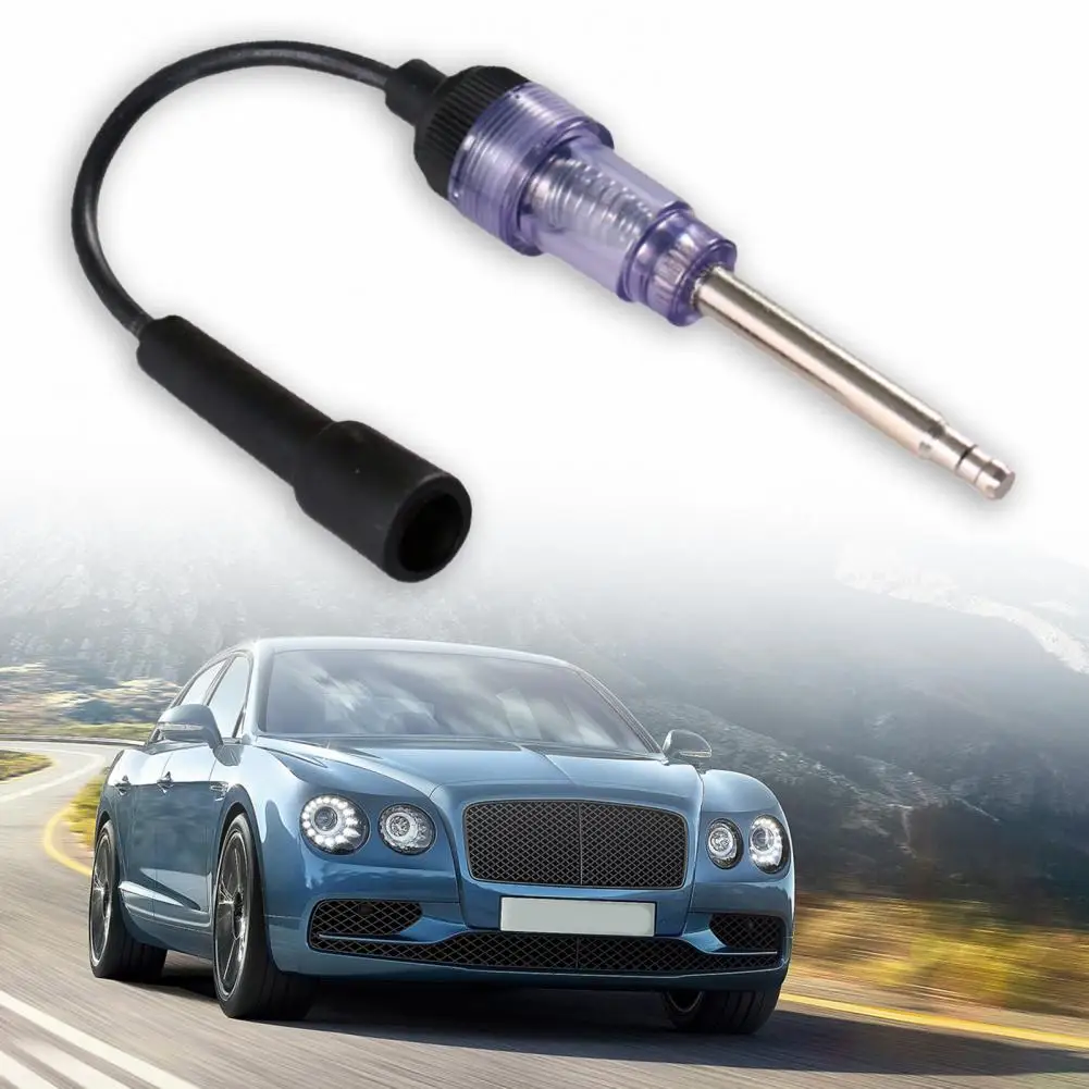 Car Spark Plug Tester Accurate Universal High Voltage Resistance Metal Stable Ignition Diagnostic Tester for Car Accessories